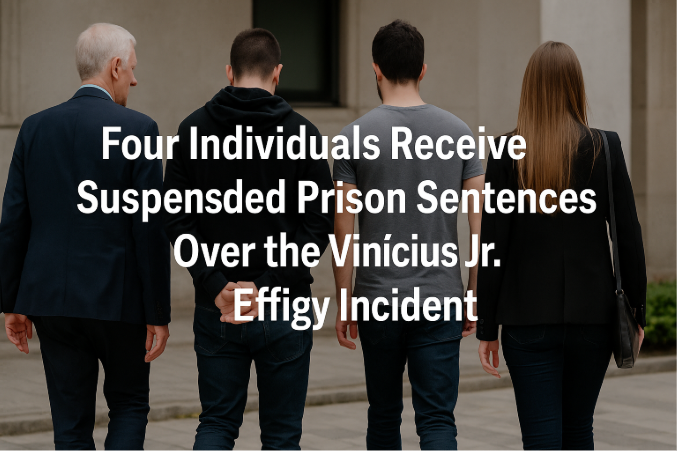 أربعة أشخاص يتلقون أحكامًا بالسجن مع وقف التنفيذ بسبب واقعة دمية فينيسيوس جونيور